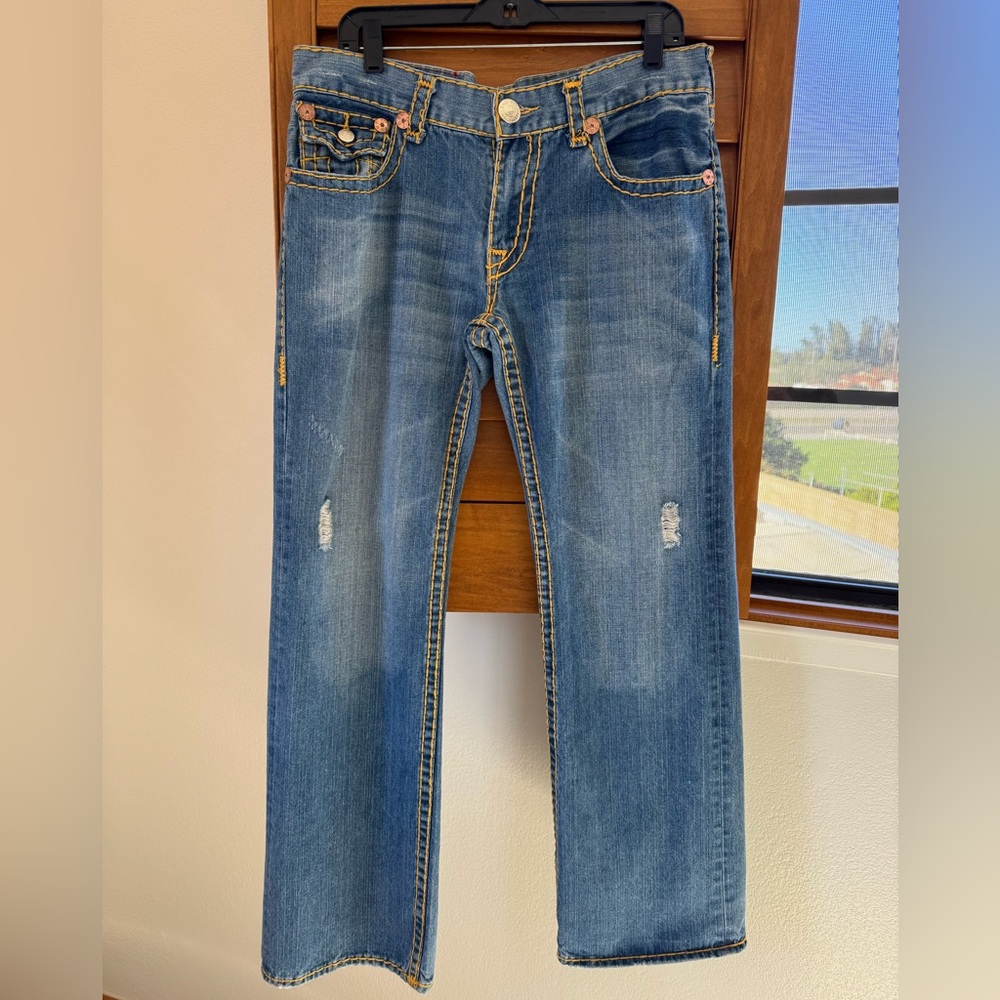 True Religion Unisex Blue Jeans